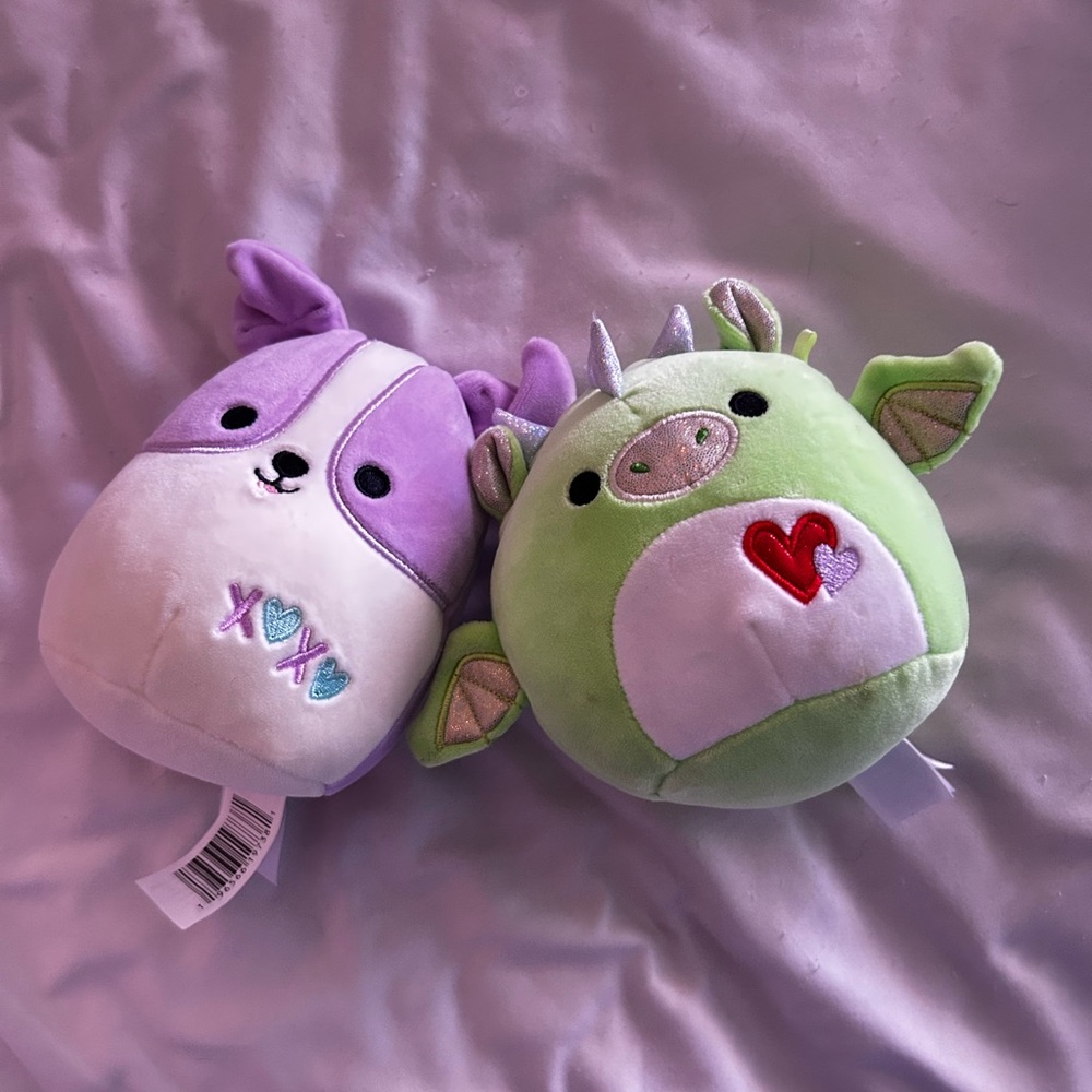 Squishmallows Valentines Stuffed Animals-2pack
